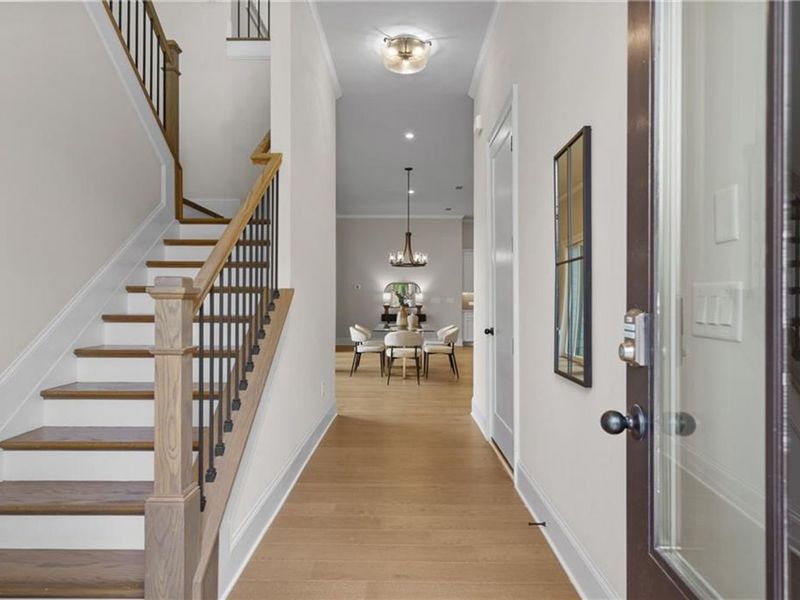 Spacious, unfurnished interior of a new home in The Village at Towne Lake, Woodstock (Image 76).