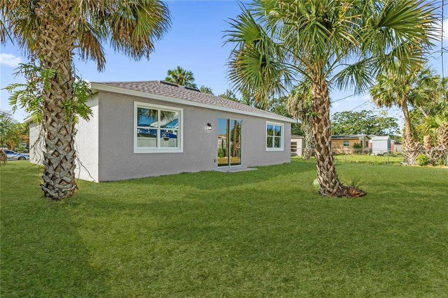 Exterior details and patio area of a home in , Sanford (Image 4).
