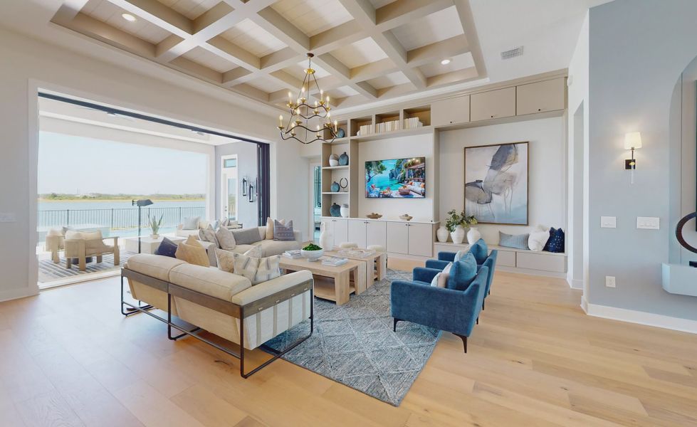 Furnished interior view inside a new home in Palmera, Venice (Image 10).