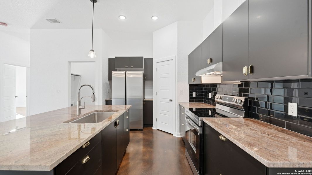 Furnished interior view inside a new home in , Elmendorf (Image 16).