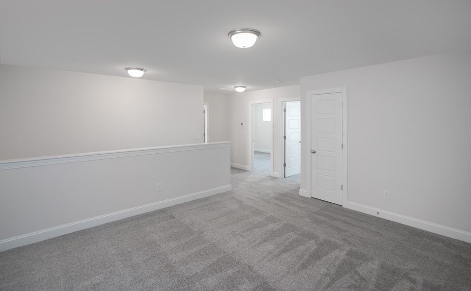 Representative unfurnished interior of a home built from the The Princeton B by Cothran Homes in Reidville Town Center, Reidville (Image 27).
