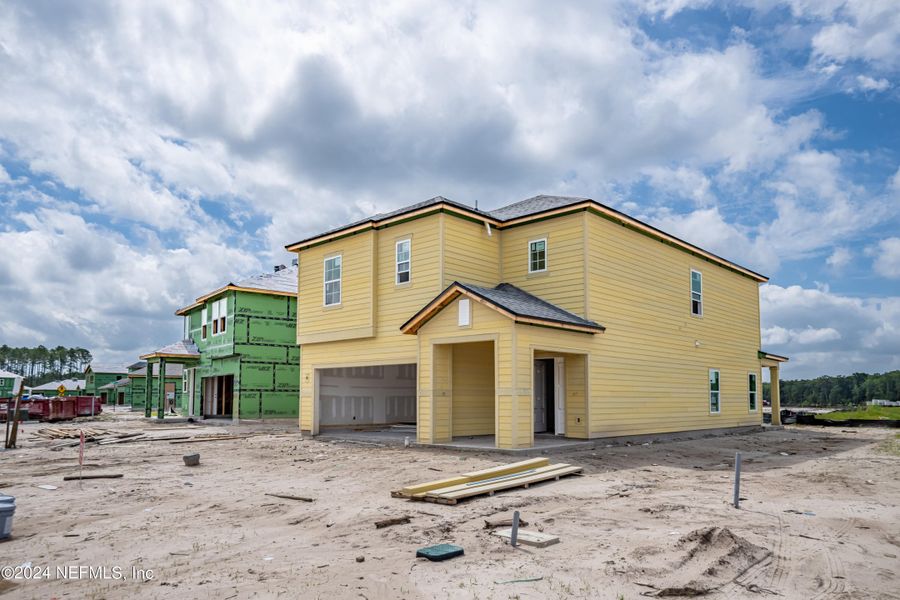 In-progress construction of a new home in TrailMark, St. Augustine, FL (Image 40).