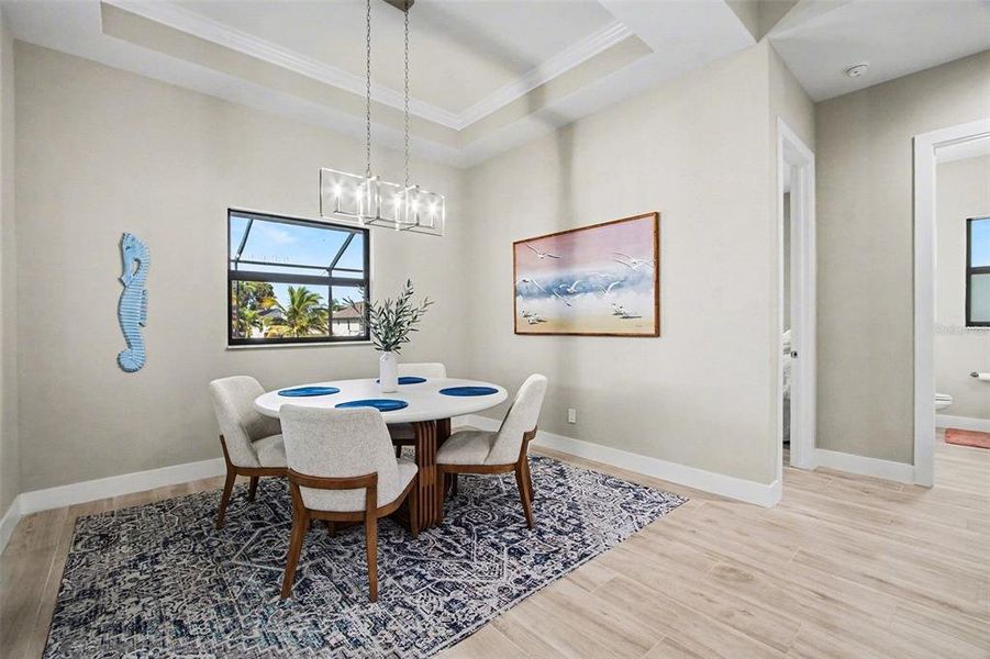 Furnished interior view inside a new home in , Cape Coral (Image 10).