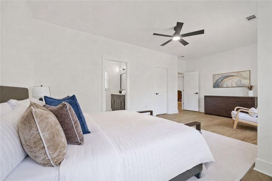 Furnished interior view inside a new home in , Atlanta (Image 10). Furnished interior view inside a new home in , Atlanta (Image 10).