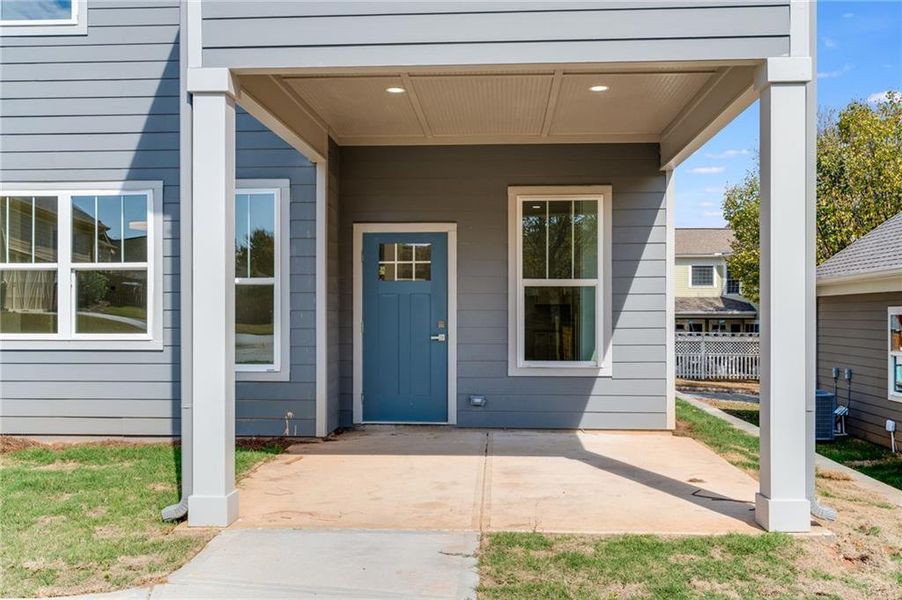 Exterior details and patio area of a home in , Douglasville (Image 27).