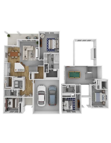 2D floor plan layout for the MESA by D.R. Horton in Clearview Ranch, Royse City, TX (Image 4). 2D floor plan layout for the MESA by D.R. Horton in Clearview Ranch, Royse City, TX (Image 4).