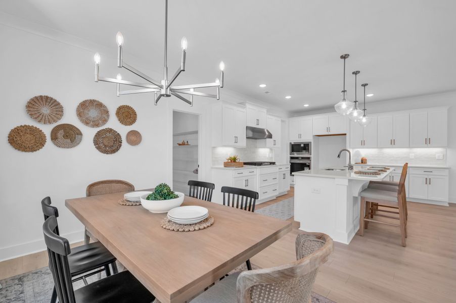 Representative furnished interior of a home built from the The Whitley by RobuckHomes in Windwater, Hampstead (Image 15).