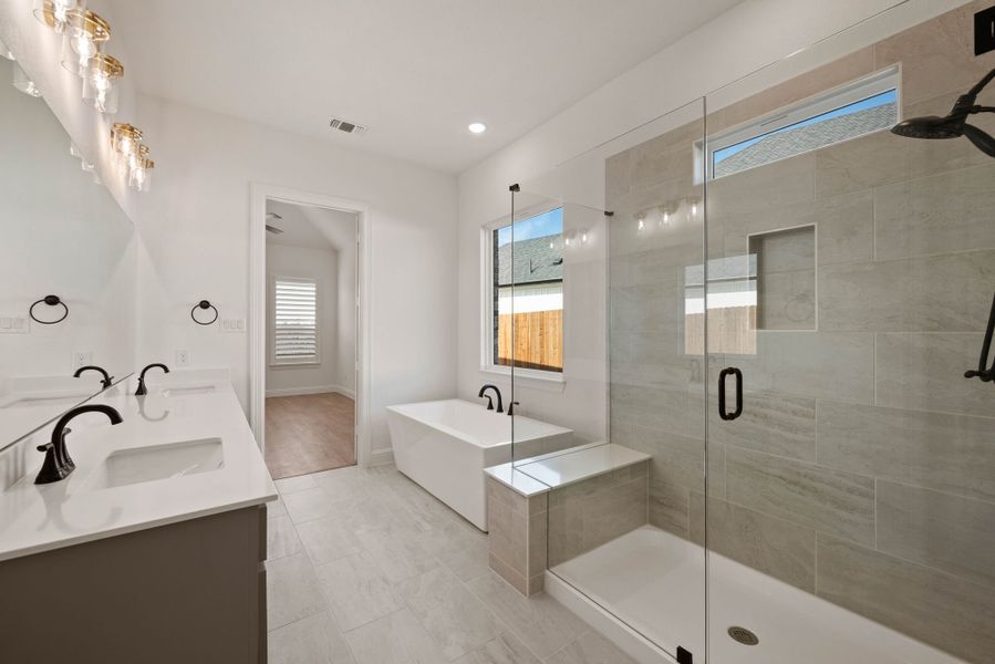 Representative furnished interior of a home built from the Ashley by Our Country Homes in Parks of Aledo, Aledo (Image 14).