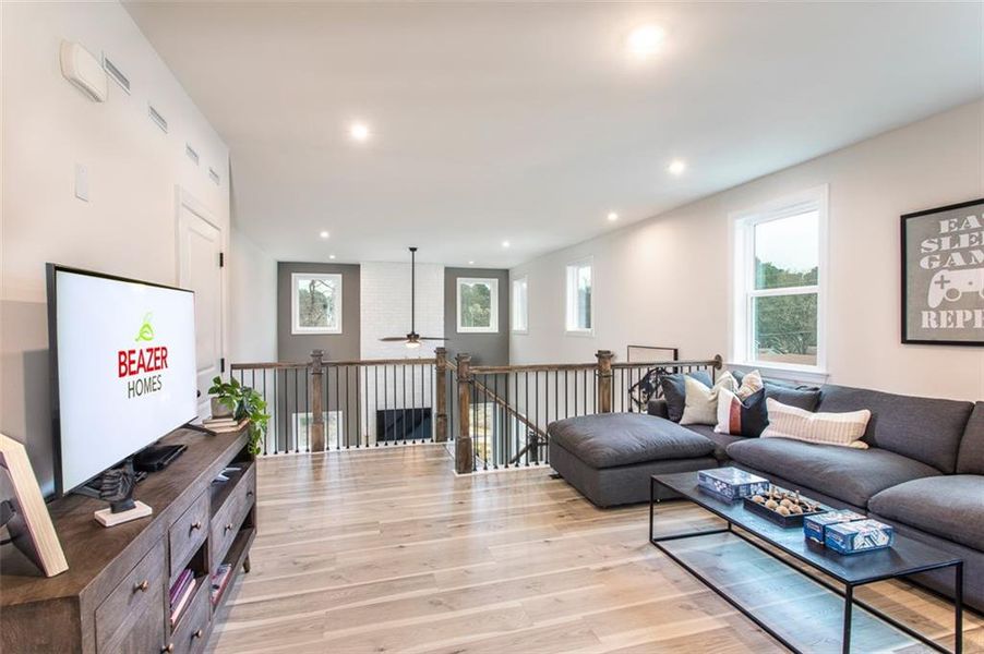 Furnished interior view inside a new home in Hopewell Reserve, Cumming (Image 22). Furnished interior view inside a new home in Hopewell Reserve, Cumming (Image 22).