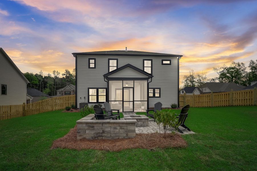 Representative exterior photo of a completed home built from the Brantley II by Great Southern Homes in Collins Cove, Chapin, SC (Image 36).