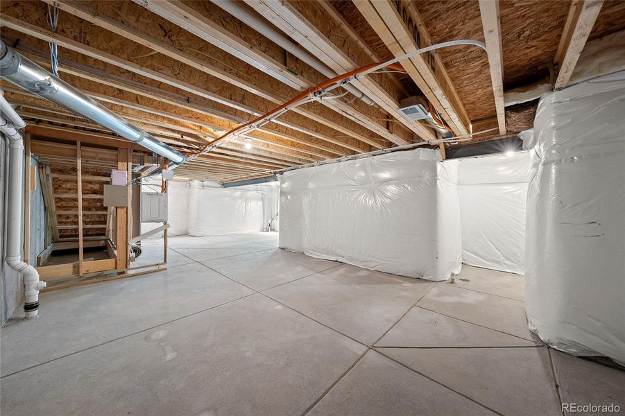 In-progress construction of a new home in , Littleton, CO (Image 34).