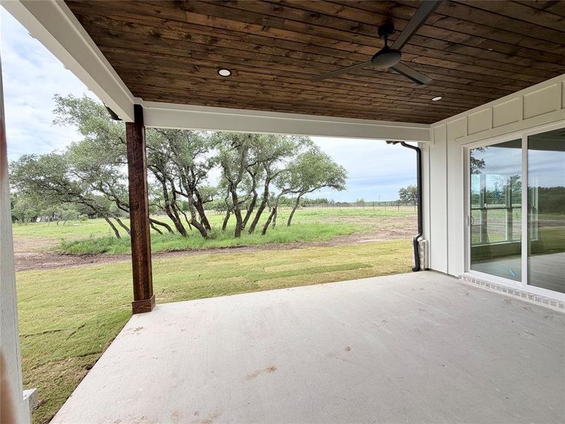 Exterior details and patio area of a home in , Weatherford (Image 27).