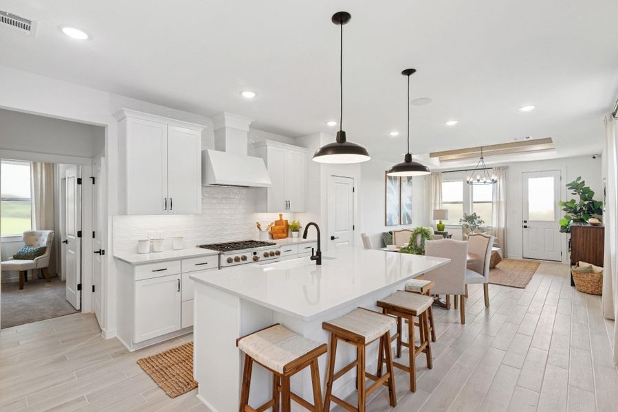 Stunning island kitchen (*Photo not of actual home and used for illustration purposes only.) Stunning island kitchen (*Photo not of actual home and used for illustration purposes only.)