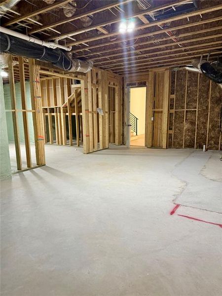 In-progress construction of a new home in , Sandy Springs, GA (Image 81).