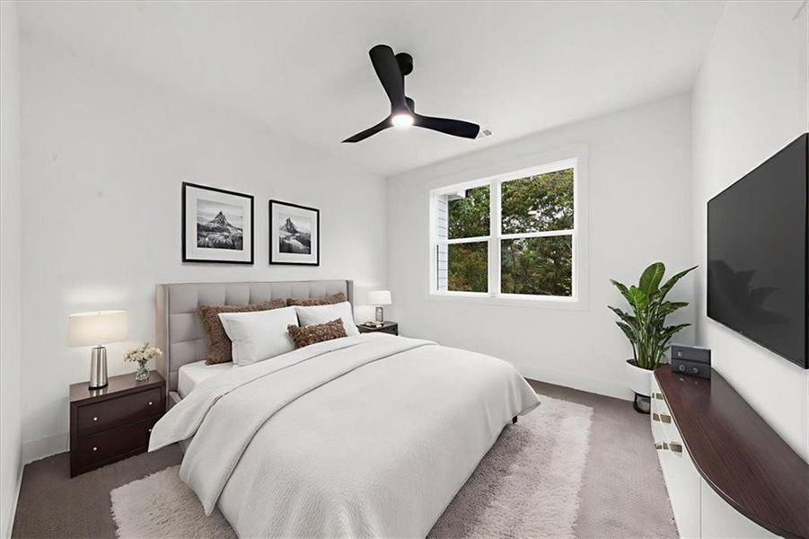 Furnished interior view inside a new home in , Woodstock (Image 11). Furnished interior view inside a new home in , Woodstock (Image 11).