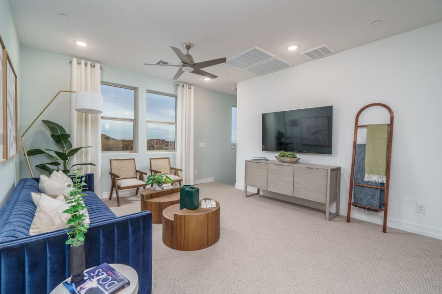 Furnished interior view inside a new home in The Ridge at Sienna Hills, Buckeye (Image 21).