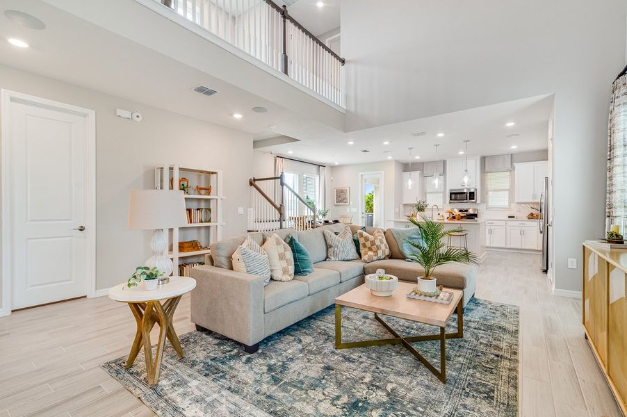 Furnished interior view inside a new home in The Waters at Center Lake Ranch, St. Cloud (Image 6).