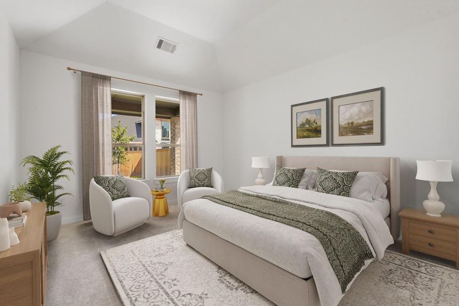 Primary Bedroom - Virtually Staged