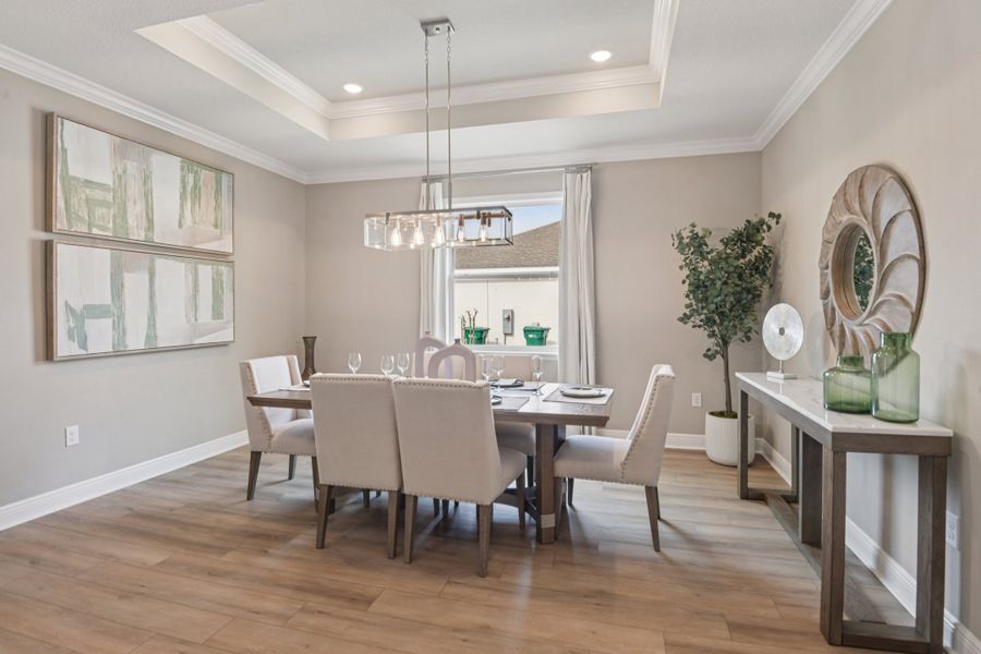 Representative furnished interior of a home built from the Livorno by Maronda Homes in Lake County Communities, Mount Plymouth (Image 25).