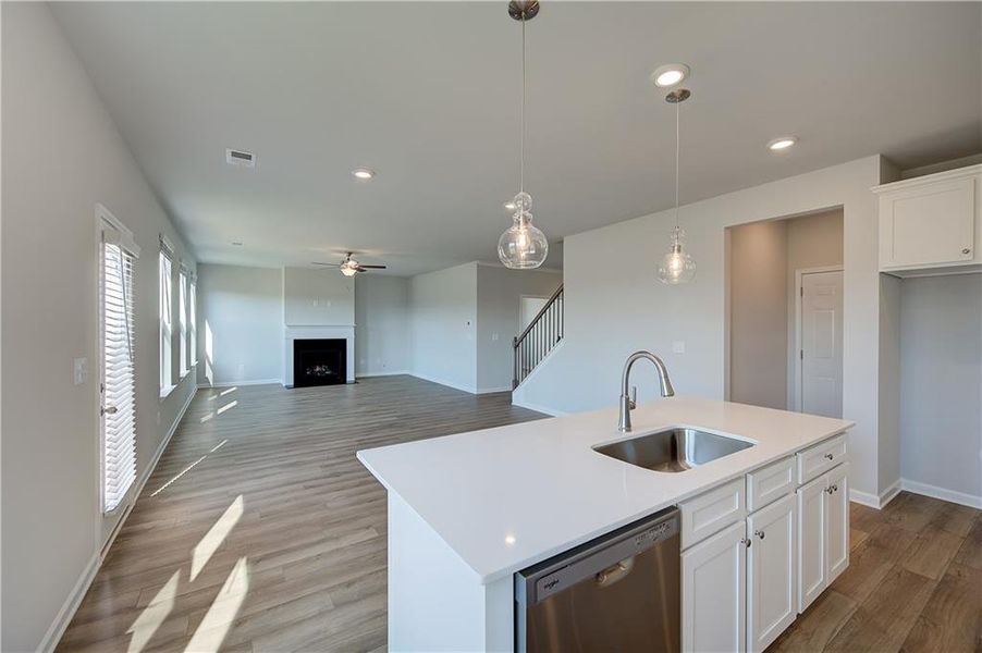 Furnished interior view inside a new home in Cooper Park, McDonough (Image 4).