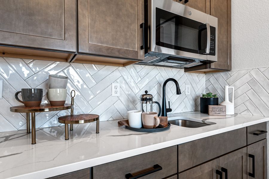 Representative furnished interior of a home built from the Fairmount | A Multi-Gen Home by Taylor Morrison in Macanta City Collection, Castle Rock (Image 11).