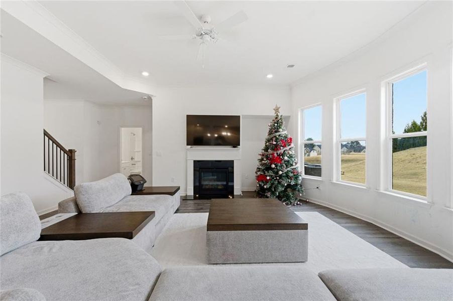 Furnished interior view inside a new home in Water Oak Estates, Lawrenceville (Image 19).