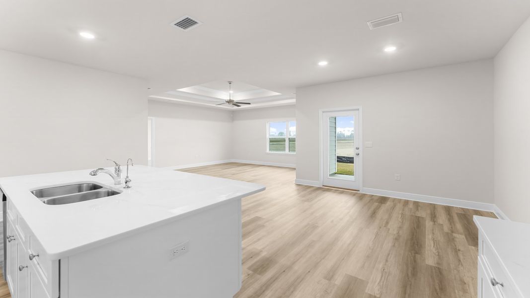 Spacious, unfurnished interior of a new home in Hodges Bayou Plantation, Panama City (Image 24). Spacious, unfurnished interior of a new home in Hodges Bayou Plantation, Panama City (Image 24).