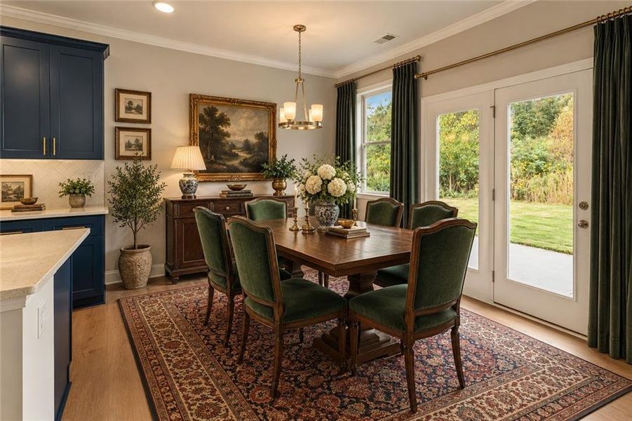 Furnished interior view inside a new home in Hellen Valley, Braselton (Image 7).
