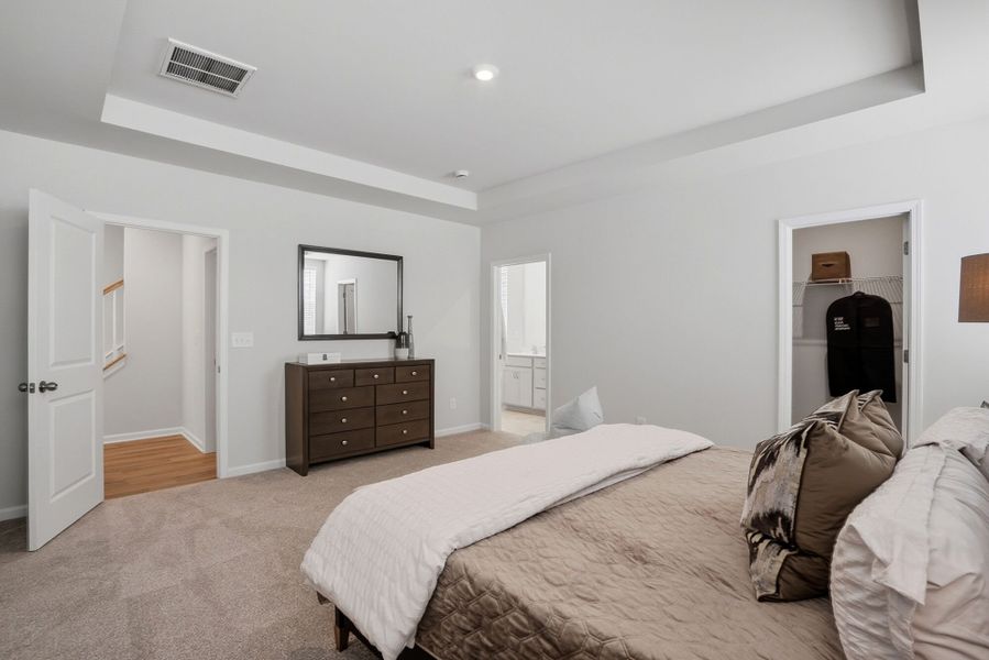 Furnished interior view inside a new home in Waxhaw Landing, Monroe (Image 18).