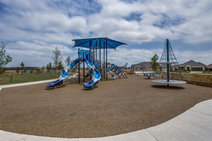 View of community playground