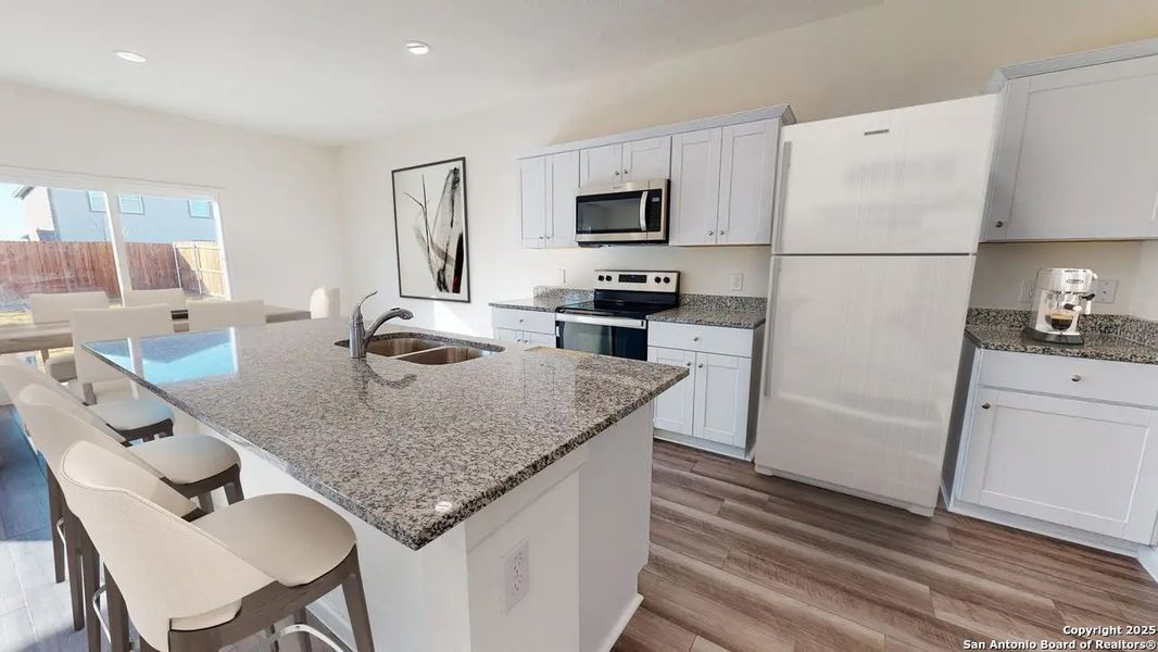 Furnished interior view inside a new home in Saddlebrook Ranch, Schertz (Image 4).