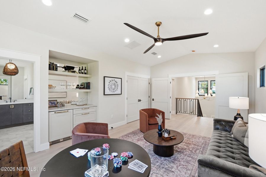 Furnished interior view inside a new home in , Atlantic Beach (Image 14).