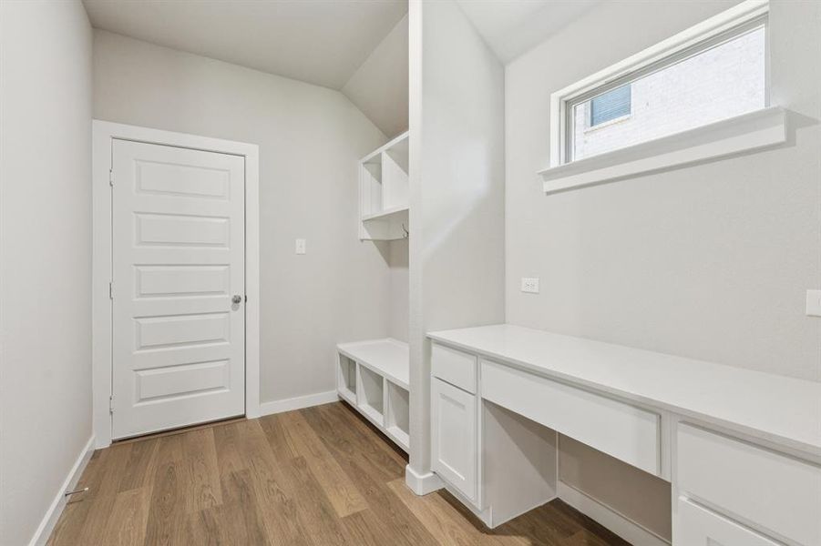 Home Management Center in the Heisman home plan by Trophy Signature Homes – REPRESENTATIVE PHOTO