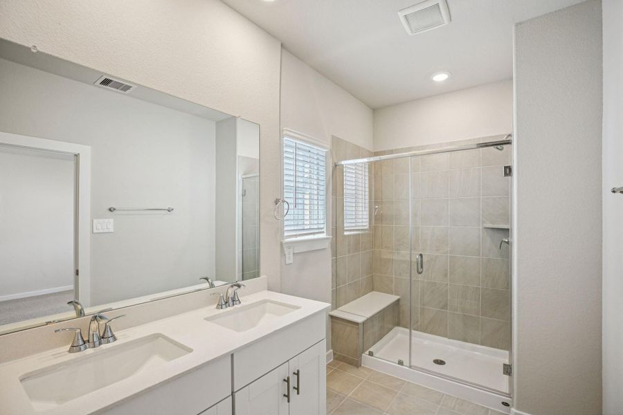 Furnished interior view inside a new home in Kemah Crossing - City Series, Kemah (Image 9). Furnished interior view inside a new home in Kemah Crossing - City Series, Kemah (Image 9).