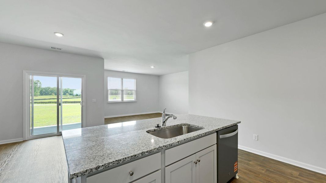 Furnished interior view inside a new home in Center Pointe, Santee (Image 10). Furnished interior view inside a new home in Center Pointe, Santee (Image 10).