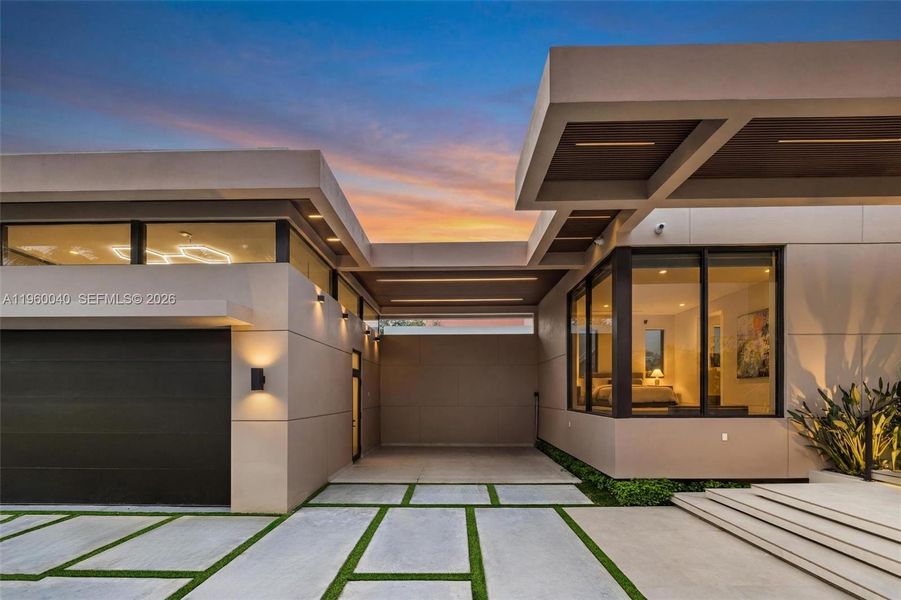 Exterior details and patio area of a home in , Miami (Image 24). Exterior details and patio area of a home in , Miami (Image 24).