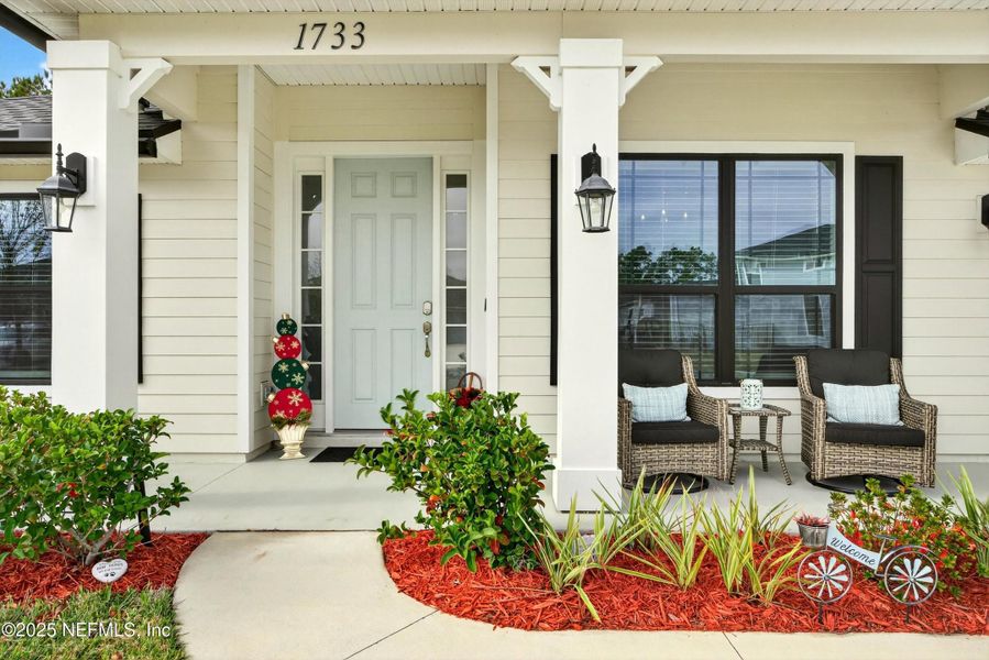 Exterior details and patio area of a home in , Middleburg (Image 23). Exterior details and patio area of a home in , Middleburg (Image 23).