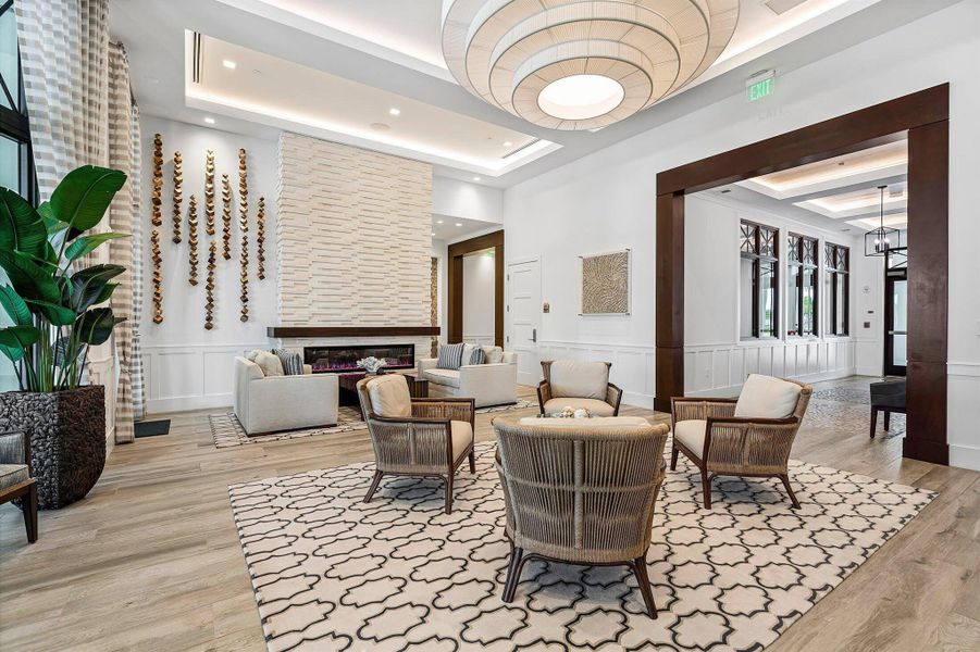 Furnished interior view inside a new home in Avondale at Avenir, Palm Beach Gardens (Image 17).