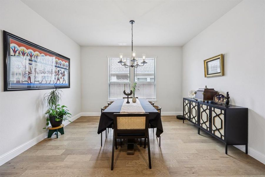 Furnished interior view inside a new home in Glenwood Meadows, Denton (Image 28).