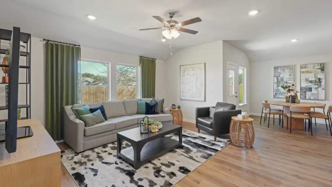 Furnished interior view inside a new home in Portland Village, Portland (Image 10).