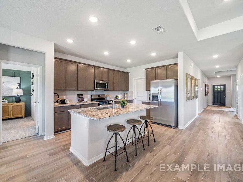 Furnished interior view inside a new home in Lago Mar, Texas City (Image 9).