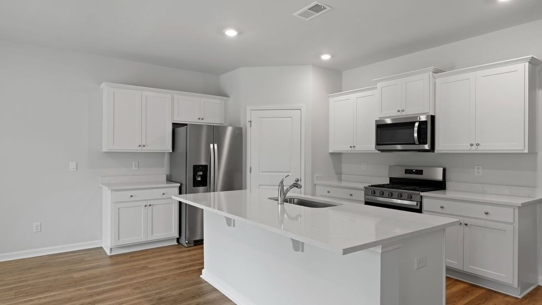 Furnished interior view inside a new home in Pineview North, Summerville (Image 2).