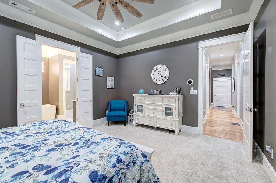 Furnished interior view inside a new home in , Cartersville (Image 51).