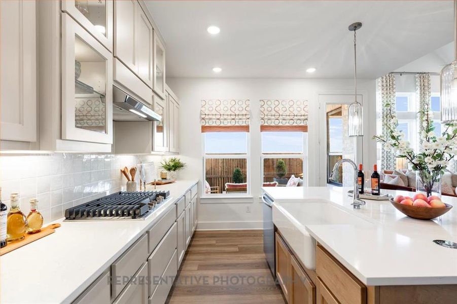 Furnished interior view inside a new home in Sonoma Verde: 60ft. lots, McLendon-Chisholm (Image 10).