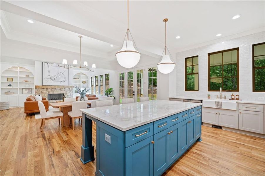 Furnished interior view inside a new home in , Holly Springs (Image 40). Furnished interior view inside a new home in , Holly Springs (Image 40).