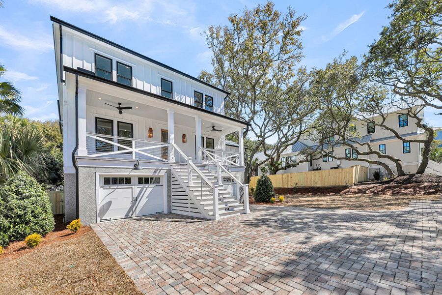 Exterior details and patio area of a home in , Isle Of Palms (Image 32).