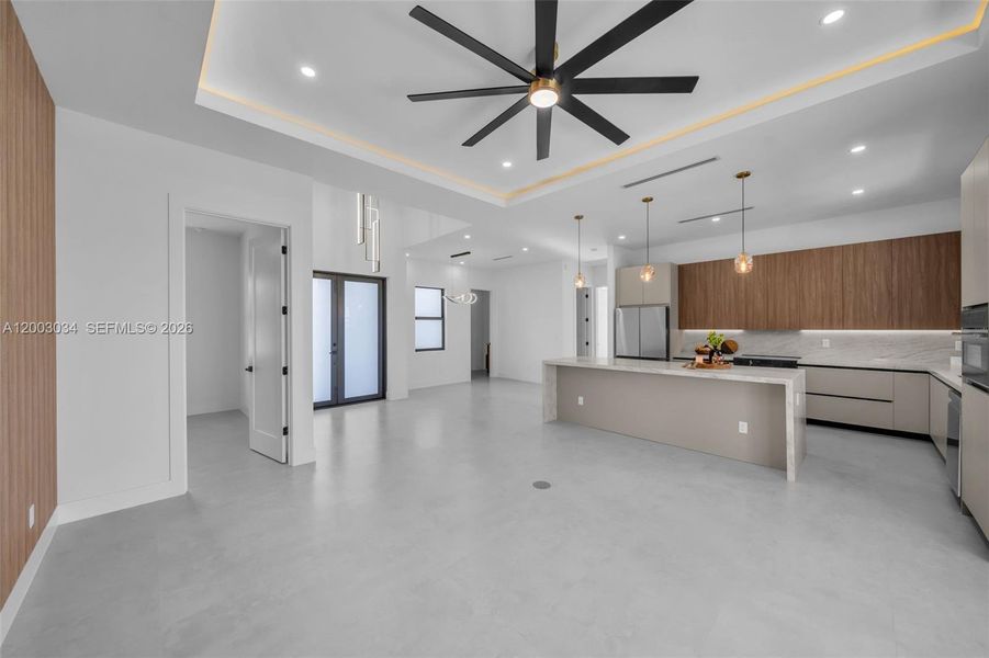 Furnished interior view inside a new home in , Cape Coral (Image 43).