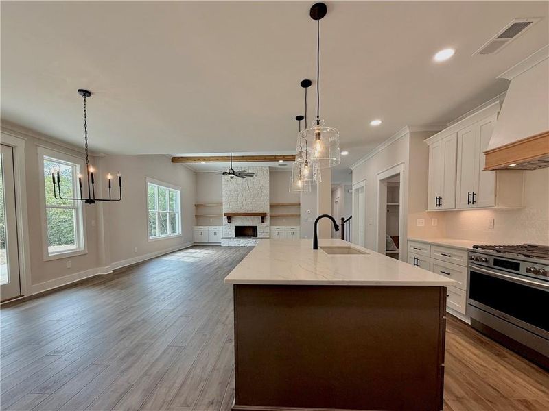 Furnished interior view inside a new home in , Rydal (Image 9).