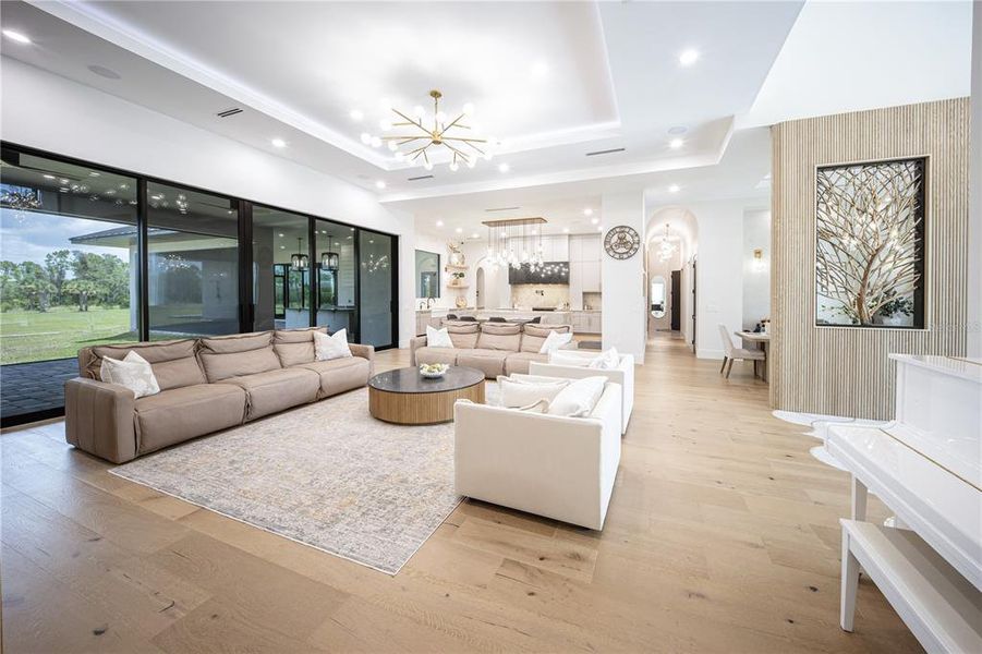 Furnished interior view inside a new home in , Venice (Image 7). Furnished interior view inside a new home in , Venice (Image 7).