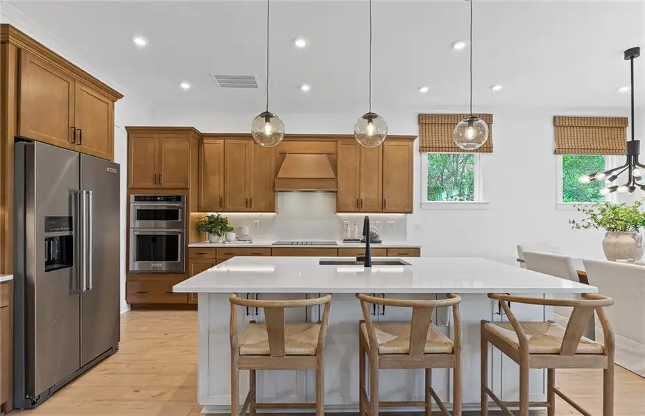 Furnished interior view inside a new home in Creekside at Skelton, Hoschton (Image 4).